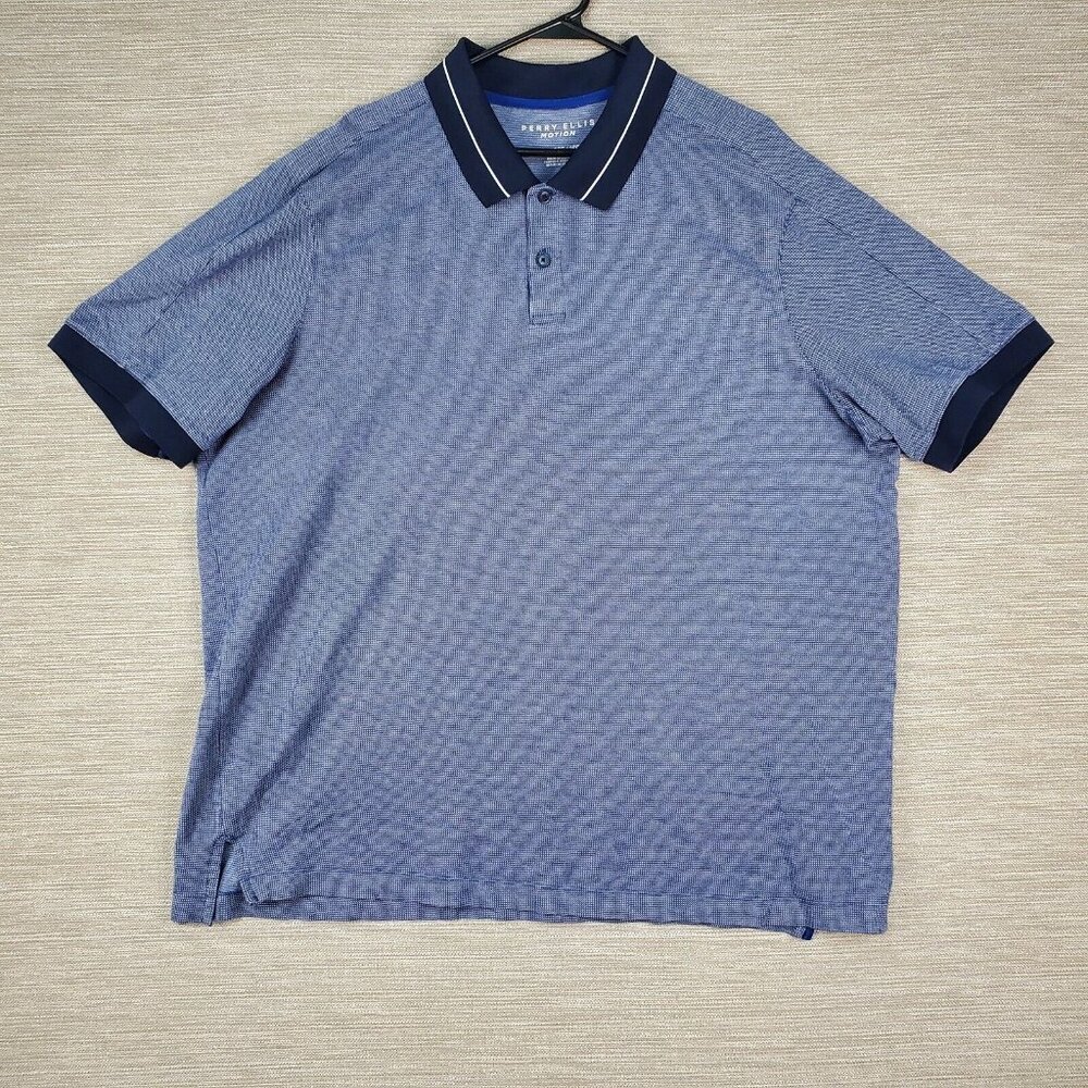 Perry Ells Motion Shirt Mens 2XLT Heritage Classicore Preppy Minimalist Golf